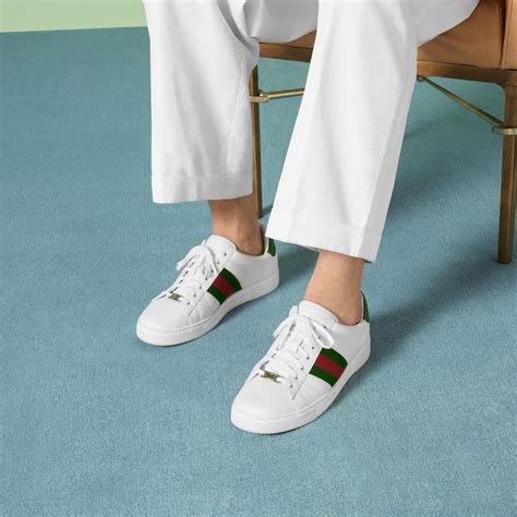 gucci ace sneakers white gold|Gucci ace black men's.